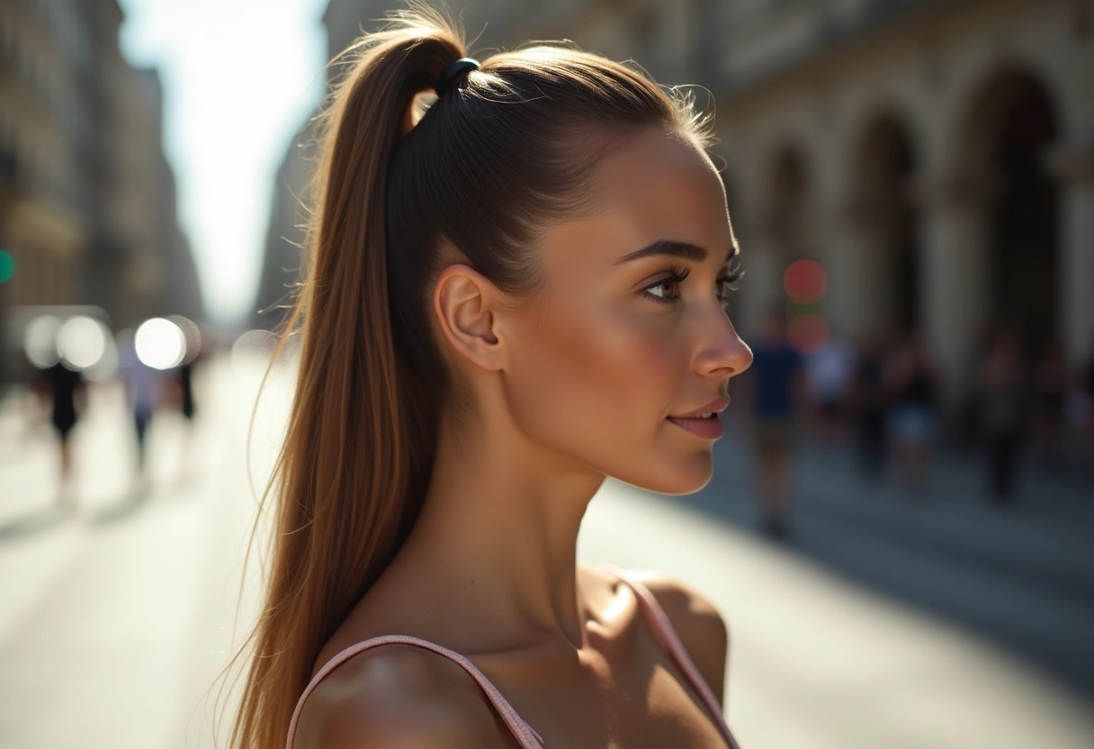 coiffure femme cheveux longs